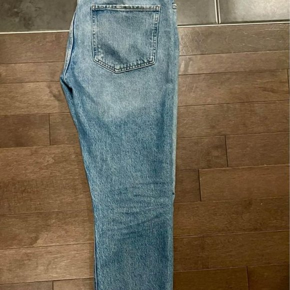 Agolde Riley High-Rise Straight-Leg Jeans - Picture 2 of 5